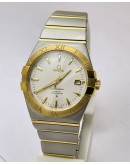 Omega Constellation Double Eagle Gold Bezel SWISS ETA 2250 Valjoux Automatic Watch