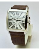 Franck Muller Square Master Leather Strap Watch