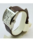 Franck Muller Square Master 2 Leather Strap Watch