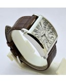 Franck Muller Square Master 2 Leather Strap Watch