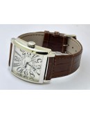 Franck Muller Square Master 2 Leather Strap Watch