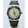 Omega Constellation White Black Strap Swiss Automatic Watch
