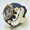 Graham Chronometer Blue Rubber Strap Watch