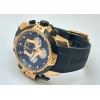 Graham Chronometer Black Rubber Strap Watch