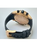 Graham Chronometer Black Rubber Strap Watch