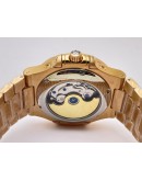 Patek Philippe Nautilus Annual Calendar Diamond Bezel Green Rose Gold Swiss Automatic Watch