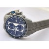 Porsche Design Flyback Grey Rubber Strap Watch - A