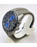 Porsche Design Flyback Grey Rubber Strap Watch - C