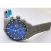 Porsche Design Flyback Grey Rubber Strap Watch - C