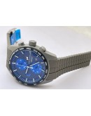 Porsche Design Flyback Grey Rubber Strap Watch - C