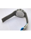 Porsche Design Flyback Grey Rubber Strap Watch - C