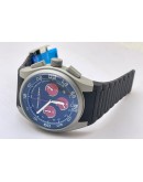 Porsche Design Chronograph Black Rubber Strap Watch - B