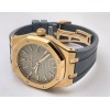 Audemars Piguet Royal Oak Rose Gold Grey Rubber Strap Swiss Automatic Watch