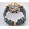 Audemars Piguet Royal Oak Rose Gold Grey Rubber Strap Swiss Automatic Watch