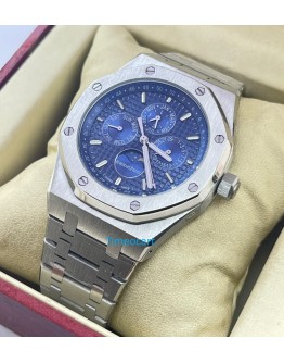 Audemars Piguet Royal Oak Perpetual Calendar Blue Swiss Automatic Watch