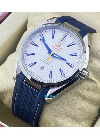 Omega Seamaster Professional BLACK Strap Rose Gold ETA