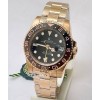 Rolex GMT Master II Rootbeer Everose Gold Swiss ETA 3285 Valjoux Movement Watch