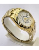 Rolex Sky Dweller White Golden Swiss ETA Automatic Watch