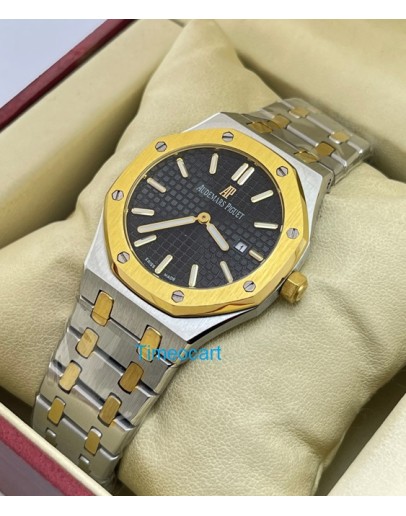 Audemars Piguet Royal Oak Black Dual Tone Ladies Watch