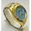 Rolex Day Date Turquoise Diamond Roman Marking Swiss Automatic Watch