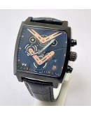 TAG HEUER MONACO V4 FULL BLACK LIMITED EDITION WATCH