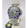 Rolex GMT Master ii BATMAN Jubilee Bracelet Swiss ETA 7750 Valjoux Movement Watch