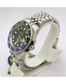 Rolex GMT Master ii BATMAN Jubilee Bracelet Swiss ETA 7750 Valjoux Movement Watch