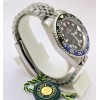 Rolex GMT Master ii BATMAN Jubilee Bracelet Swiss ETA 7750 Valjoux Movement Watch