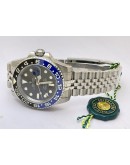 Rolex GMT Master ii BATMAN Jubilee Bracelet Swiss ETA 7750 Valjoux Movement Watch