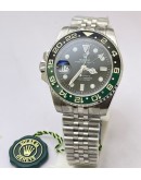 Rolex GMT Master II Destro Left-Handed Swiss ETA 7750 Valjoux Movement Watch