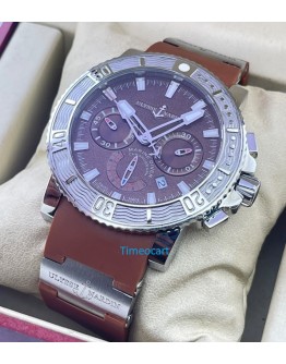 Ulysse Nardin Marine Diver Chronograph Brown Swiss Automatic Watch