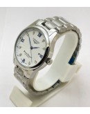 Longines Master Collection White Steel 2 Swiss Automatic Watch