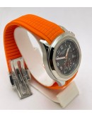Patek Philippe Aquanaut Orange Rubber Strap Swiss Automatic Watch