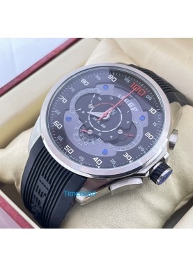 First Copy TAG HEUER GRAND CARRERA MERCEDES BENZ STEEL RUBBER STRAP WATCH