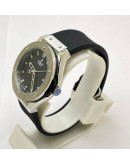 Hublot Classic Fusion Steel Black Rubber Strap Ladies Watch