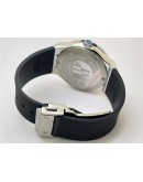 Hublot Classic Fusion Steel Black Rubber Strap Ladies Watch