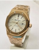 Audemars Piguet Royal Oak Rose Gold White Swiss Automatic Watch