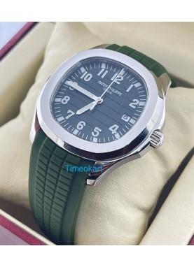 Patek Philippe Aquanaut Green Rubber Strap Swiss Automatic Watch