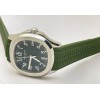 Patek Philippe Aquanaut Green Rubber Strap Swiss Automatic Watch
