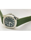 Patek Philippe Aquanaut Green Rubber Strap Swiss Automatic Watch