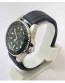  Rolex Yacht Master Steel Black Rubber Strap Swiss Automatic Watch