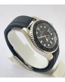  Rolex Yacht Master Steel Black Rubber Strap Swiss Automatic Watch