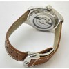 OMEGA SEAMASTER AQUA TERA WORLD TIME BORWN LEATHER STRAP SWISS AUTOMATIC WATCH