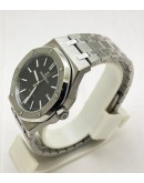 Audemars Piguet Royal Oak Steel Black Swiss Automatic Watch