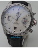 Tag Heuer Grand Carrera Calibre 17 RS 2 Steel White Watch