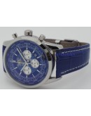 Breitling Transocean Chronograph Blue Watch