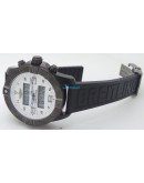 Breitling Exospace B55 White Black Rubber Strap Watch