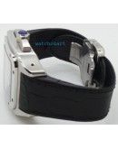 Cartier Santos 100 Swiss ETA Valjoux 7750 Steel  Watch