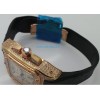 Cartier Santos 100 Diamond Swiss ETA Valjoux 7750 Rose Gold Watch