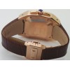 Cartier Santos 100 Swiss ETA Valjoux 7750 Rose Gold Watch